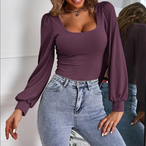 Bishop sleeve blouse black - Picture 6 of 16